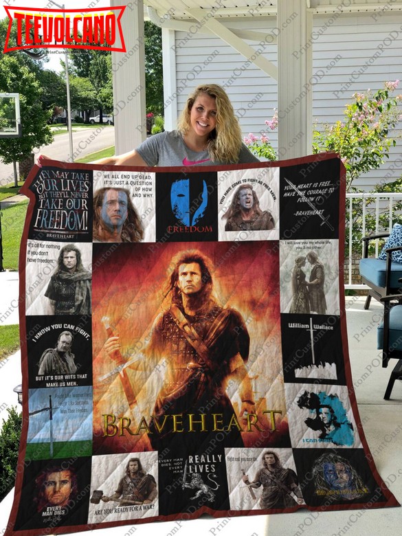 Braveheart 3D Customized Quilt Blanket