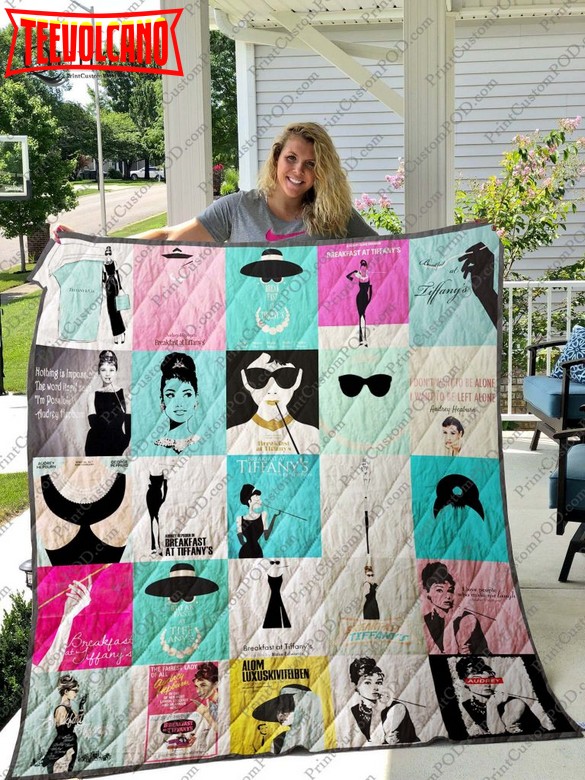 Breakfast At Tiffany’S 3D Quilt Blanket