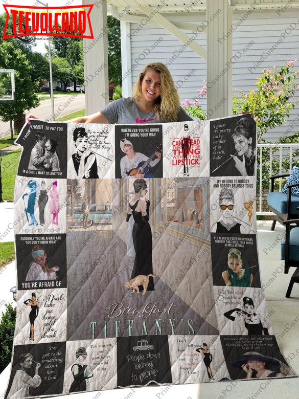 Breakfast At Tiffany’S For Fans Version 3D Quilt Blanket