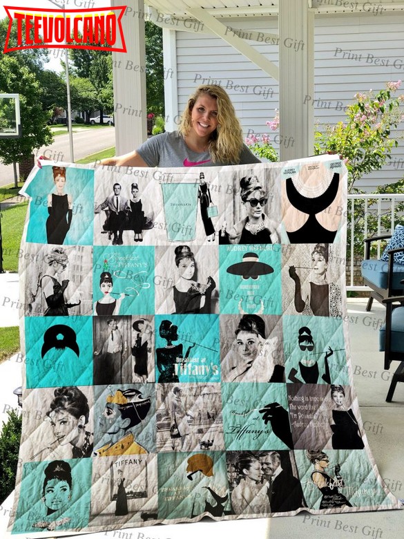 Breakfast At Tiffanys Poster Version 3D Quilt Blanket