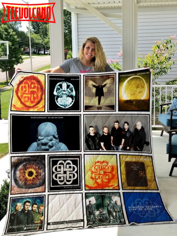 Breaking Benjamin 3D Customized Quilt Blanket