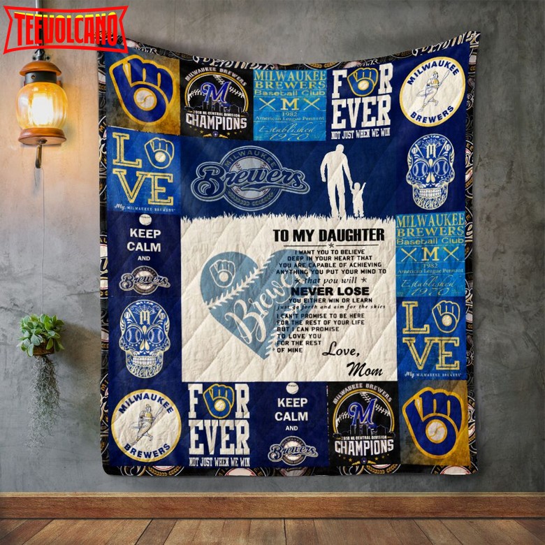 Brewers 3D Quilt Blanket