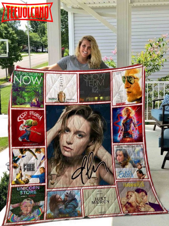 Brie Larson 3D Quilt Blanket