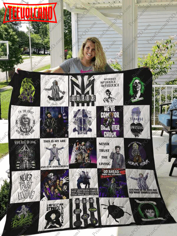 Broadway Beetlejuice 3D Customized Quilt Blanket