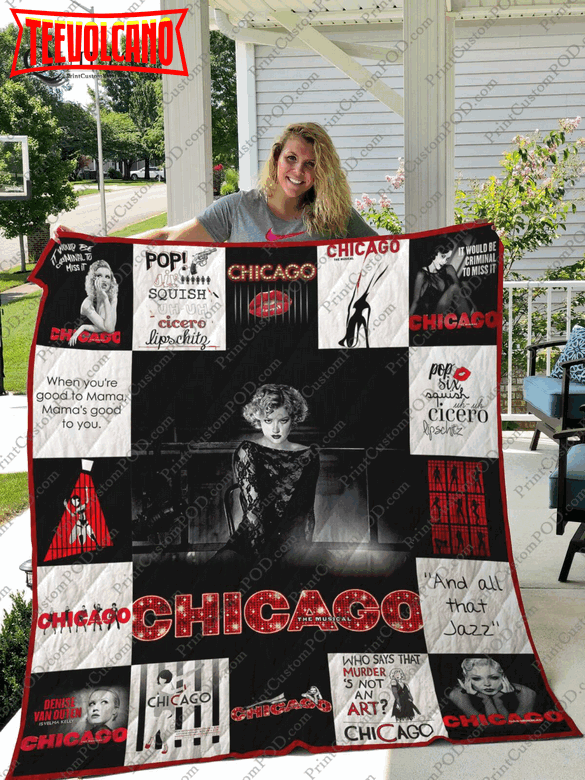 Broadway Chicago Musical 3D Customized Quilt Blanket