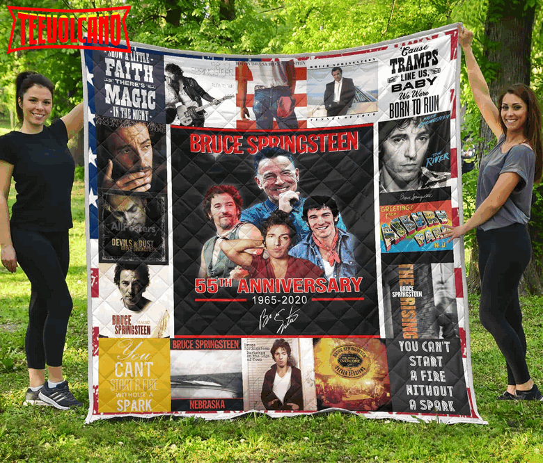 Bruce Springsteen 3D Customized Quilt Blanket