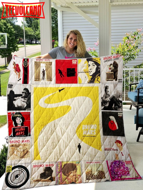 Bruno Mars 3D Customized Quilt Blanket