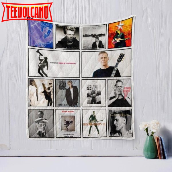 Bryan Adams Two 3D Customized Quilt Blanket