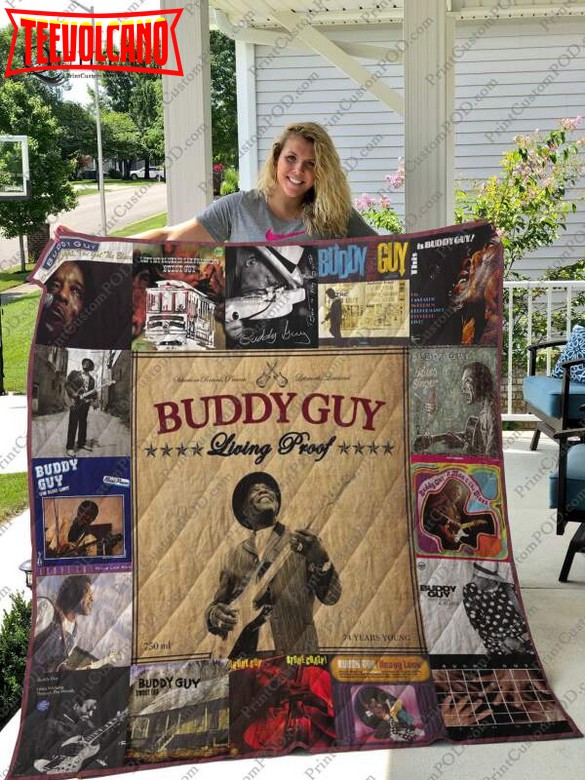 Buddy Guy Albums 3D Customized Quilt Blanket