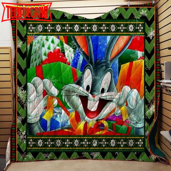 Bugs Bunny 3D Customized Quilt Blanket