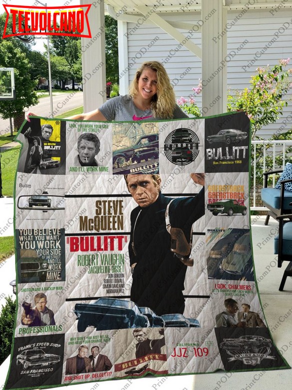 Bullitt For Fans Version 3D Quilt Blanket