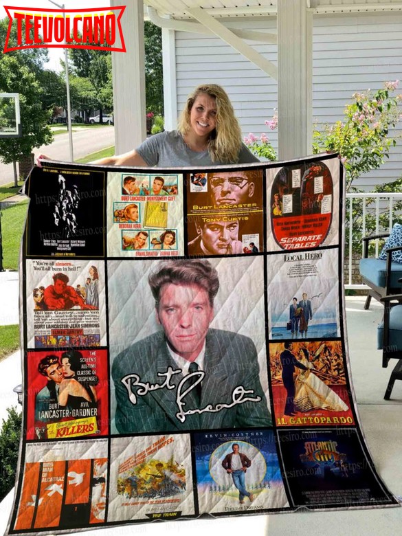 Burt Lancaster 3D Quilt Blanket