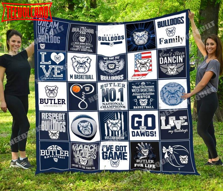 Butler Baskeball 3D Customized Quilt Blanket