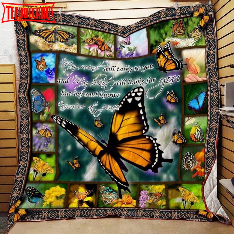 Butterfly You’Re At Peace 3D Quilt Blanket