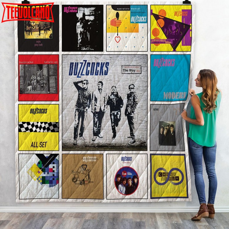 Buzzcocks Best Albums Quilt Blanket