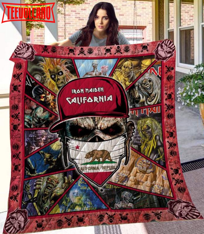 California 3D Customized Quilt Blanket