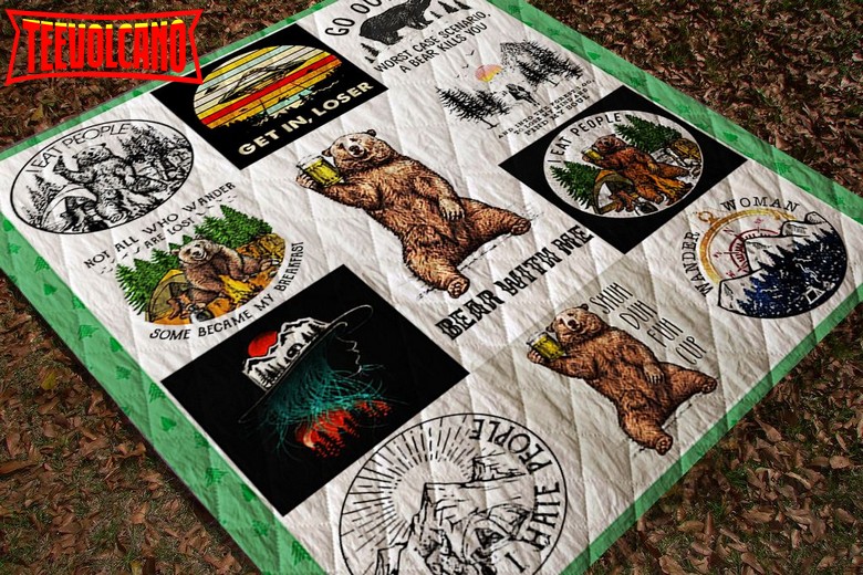 Camping For Fans 3D Quilt Blanket