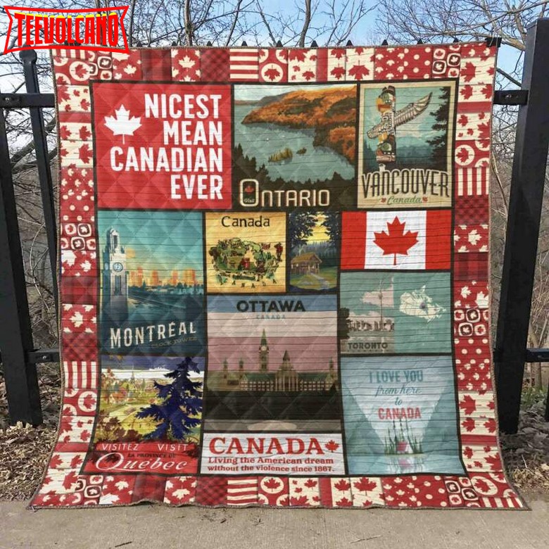 Canada 3D Customized Quilt Blanket