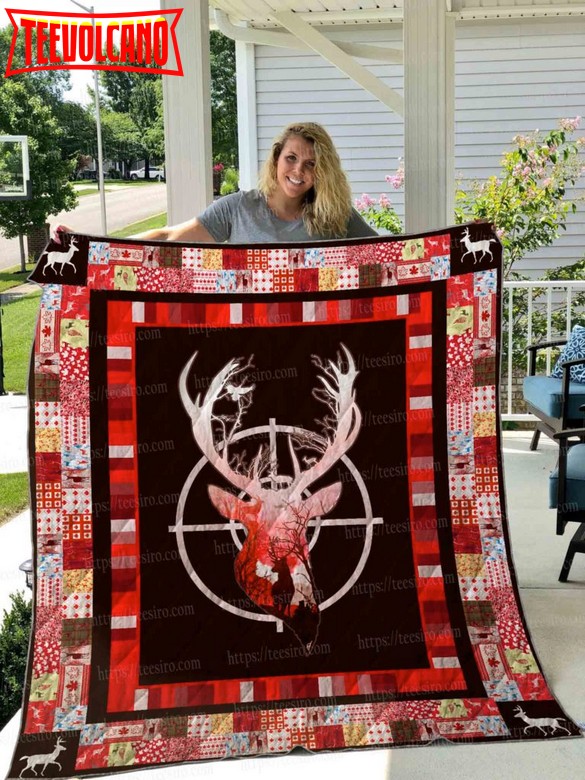 Canada Hunting 3D Quilt Blanket