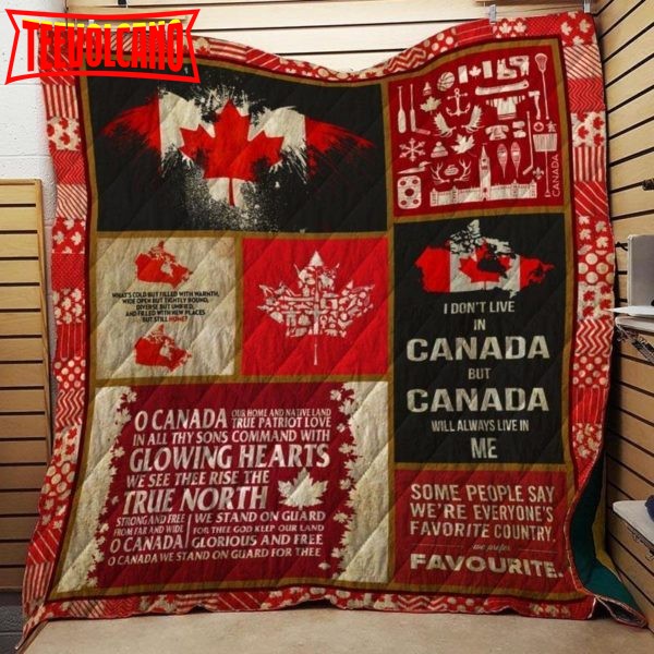 Canadian 3D Customized Quilt Blanket