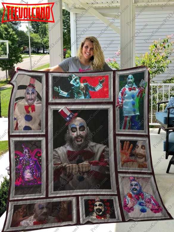 Captain Spaulding 3D Customized Quilt Blanket