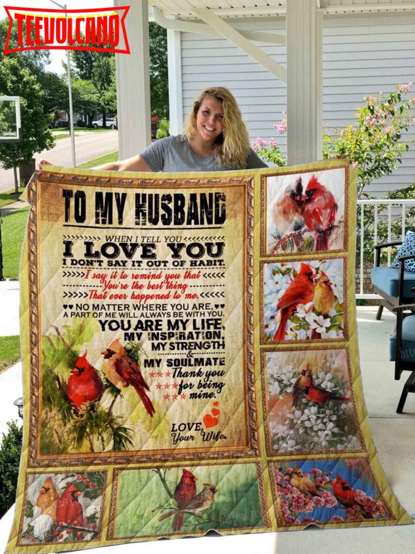 Cardinalhusband 3D Quilt Blanket