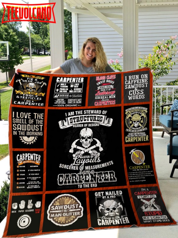 Carpenter 3D Quilt Blanket