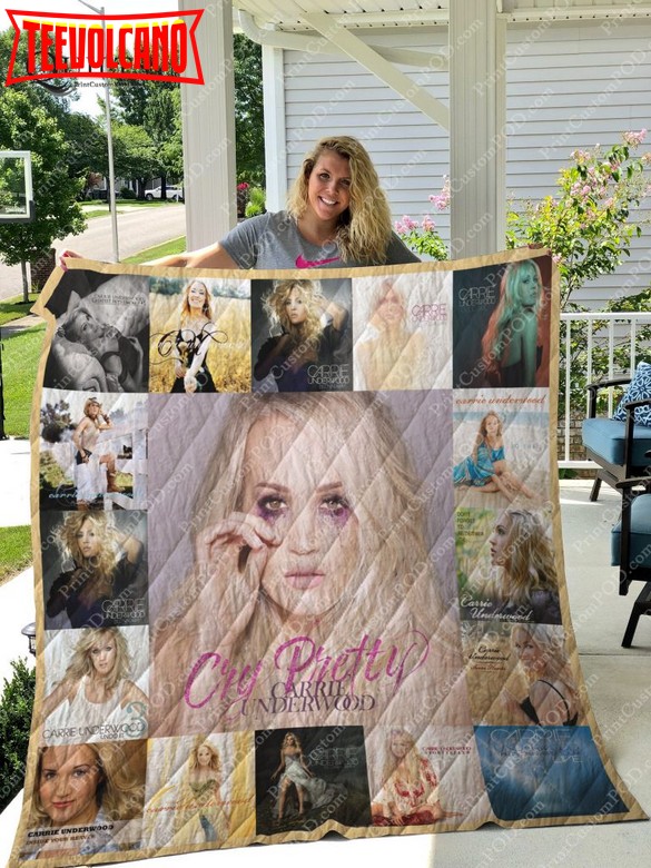 Carrie Underwood Albums For Fans Version 3D Quilt Blanket