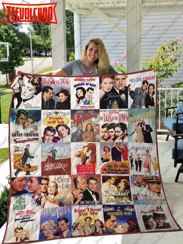 Cary Grant 3D Quilt Blanket