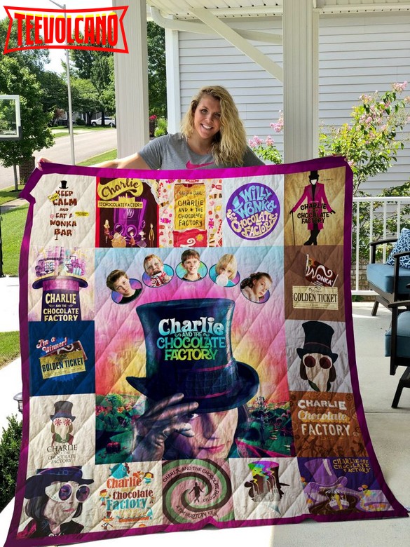 Charlie And The Chocolate Factory Poster 3D Quilt Blanket