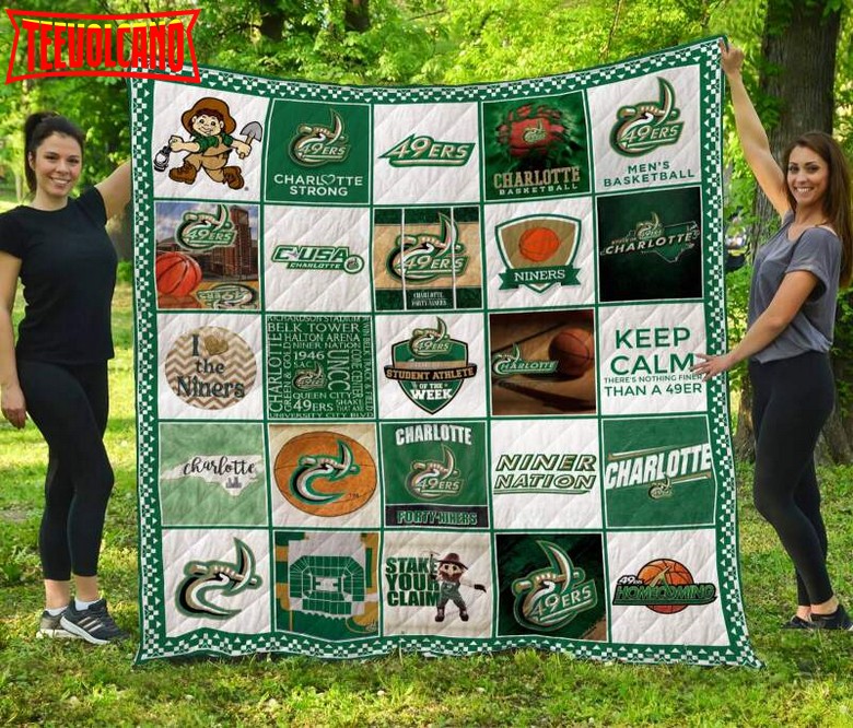 Charlotte Forty Niners 3D Customized Quilt Blanket