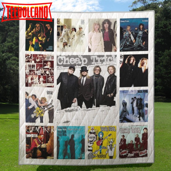 Cheap Trick 3D Customized Quilt Blanket