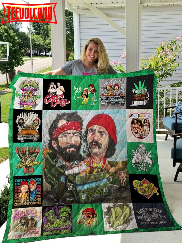 Cheech And Chong Poster 3D Quilt Blanket