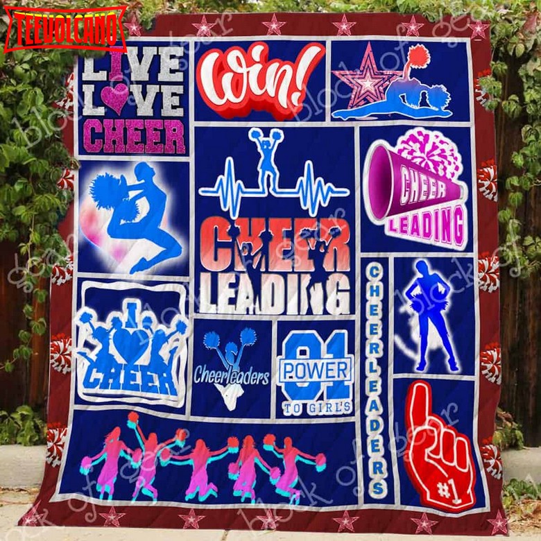 Cheerleaders 3D Quilt Blanket