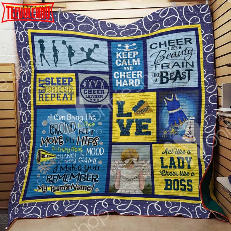 Cheerleading 3D Customized Quilt Blanket