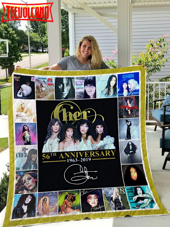 Cher 3D Customized Quilt Blanket