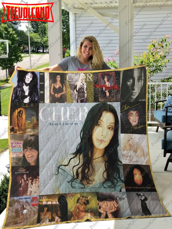 Cher Albums For Fans Version 3D Quilt Blanket