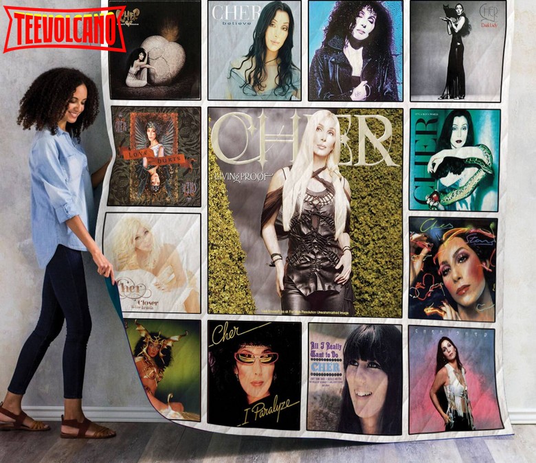 Cher Albums New 3D Quilt Blanket