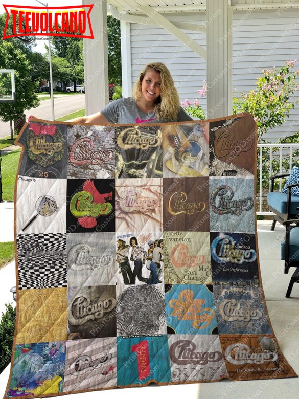 Chicago (Band) Albums For Fans Version 3D Quilt Blanket