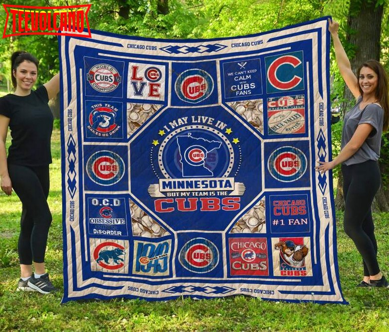 Chicago Cubs Minnesota 3D Customized Quilt Blanket