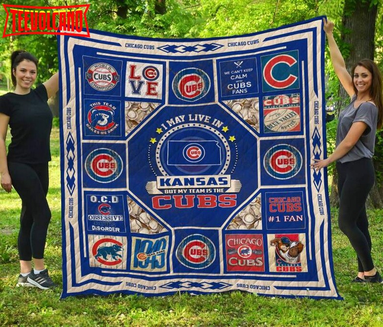 Chicago Cubskansas 3D Customized Quilt Blanket