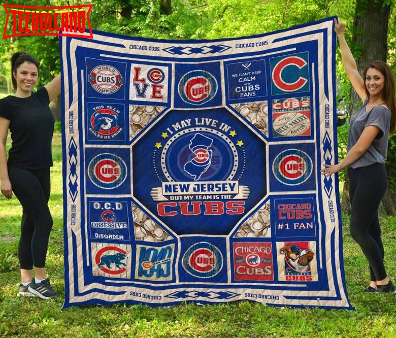 Chicago Cubsnew Jersey 3D Customized Quilt Blanket