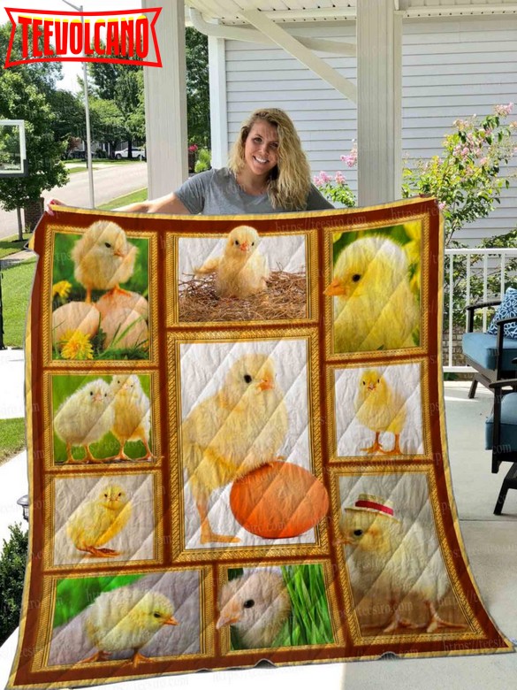 Chick 3D Quilt Blanket