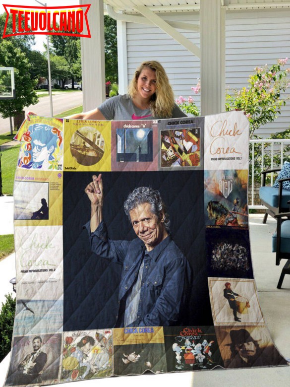 Chick Corea 3D Customized Quilt Blanket