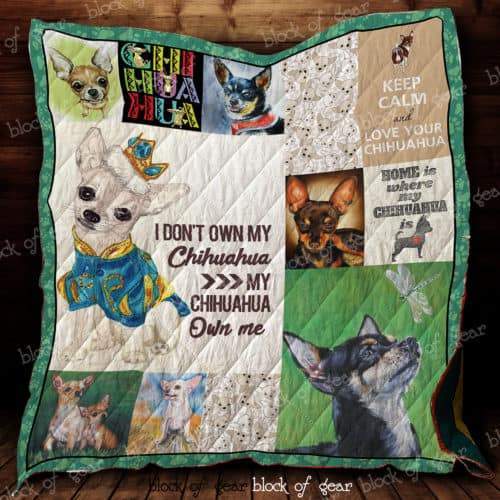 Chihuahua, Cold Nose Warm Heart Customize Quilt Blanket