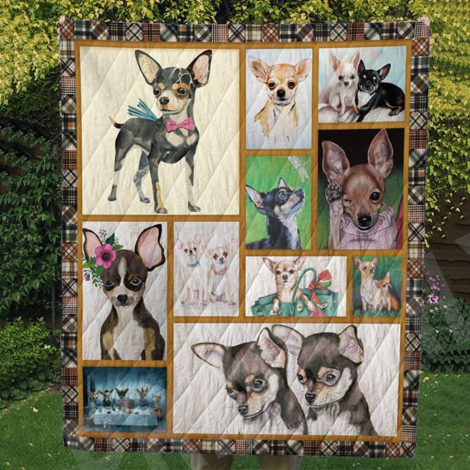 Chihuahuatake Me Your Home 3D Quilt Blanket