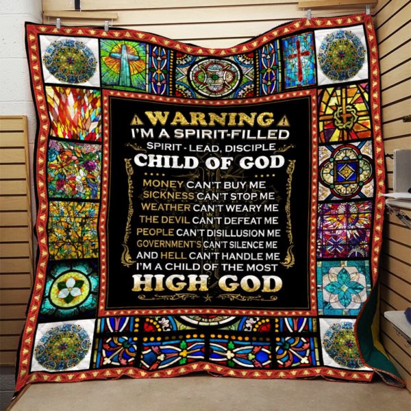 Child Of God Pattern Printing 3D Customized Quilt Blanket