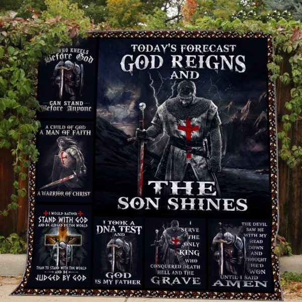 Child Of God Printing 3D Customized Quilt Blanket