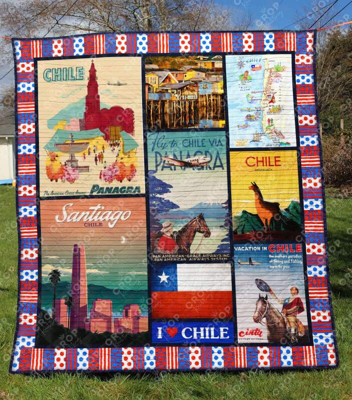 Chile 3D Customized Quilt Blanket