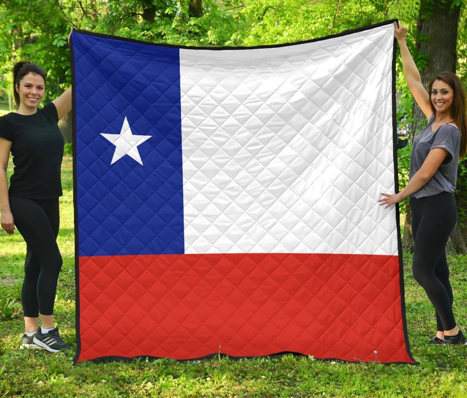 Chile Premium 3D Quilt Blanket